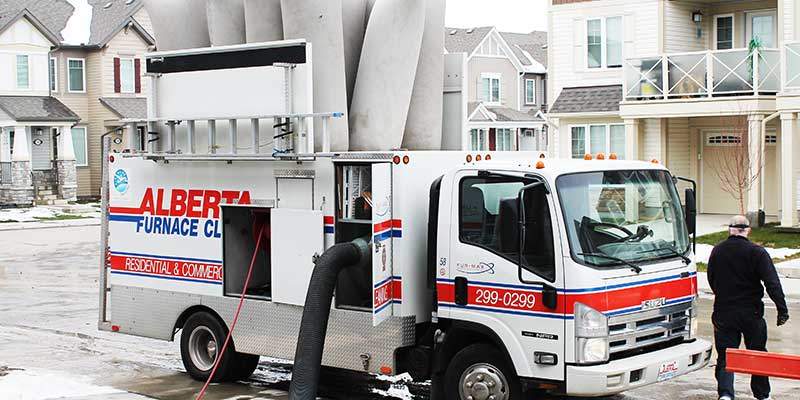 Furnace and Duct Cleaning Truck