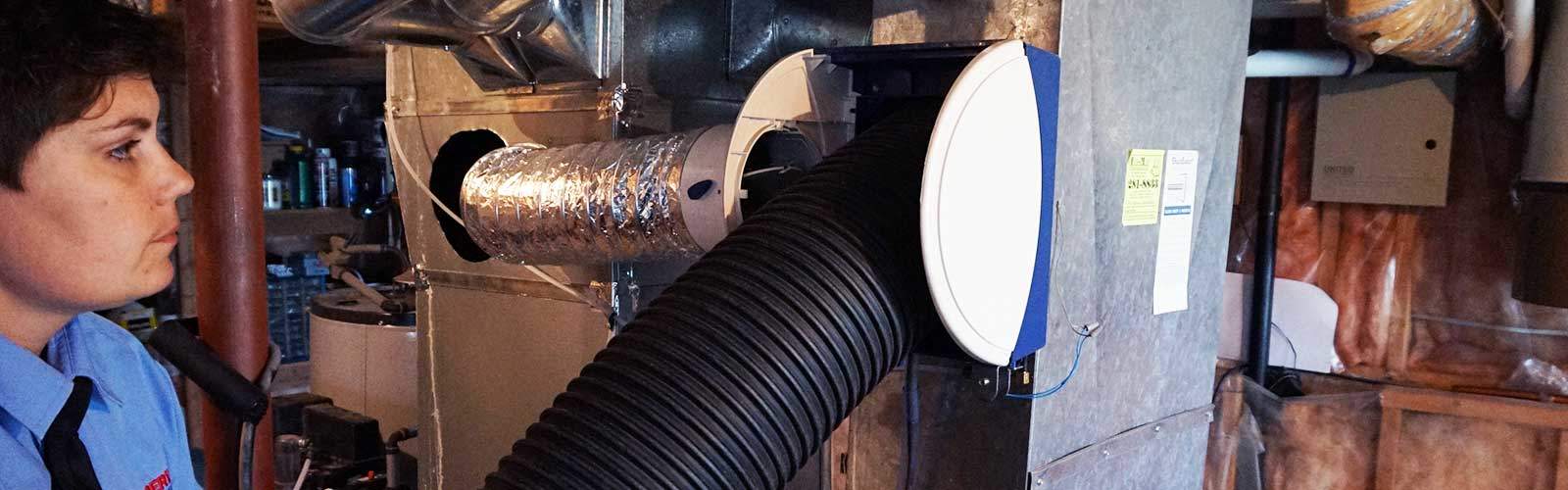 Cleaning the Ductwork