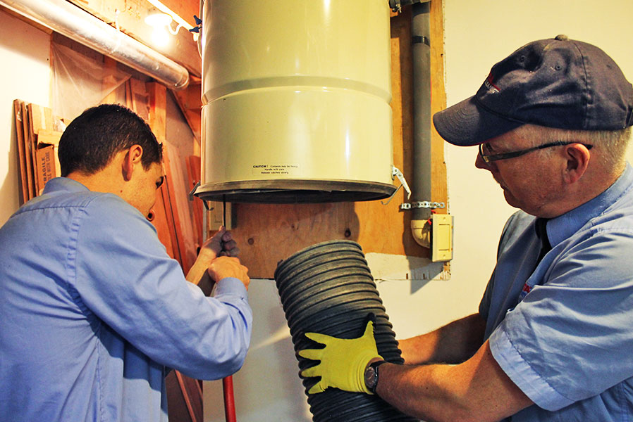 Cleaning A Central Vacuum Canister